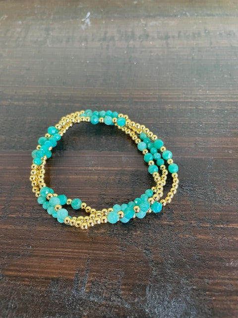 Gold Bead Bracelet