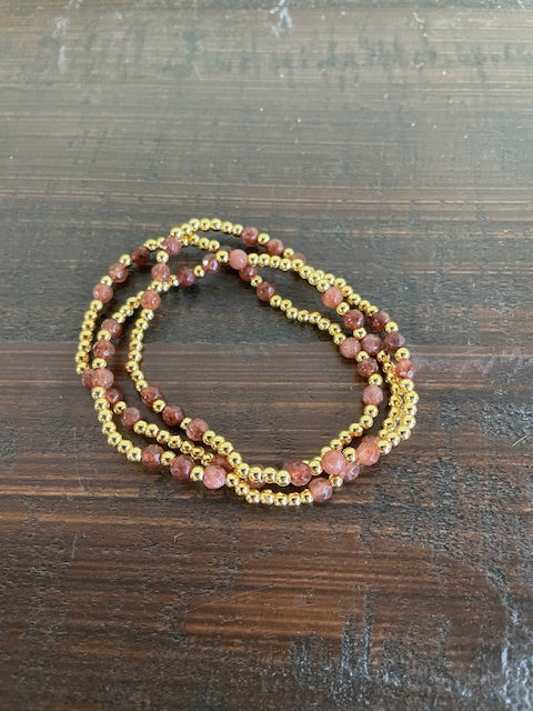 Gold Bead Bracelet