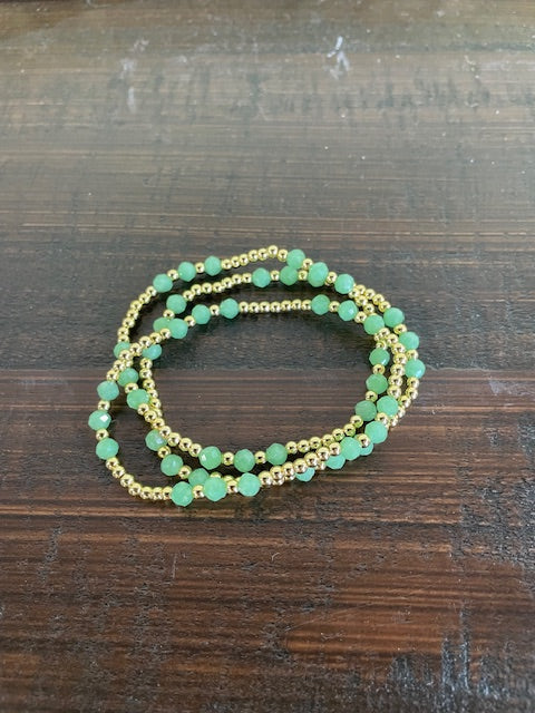 Gold Bead Bracelet