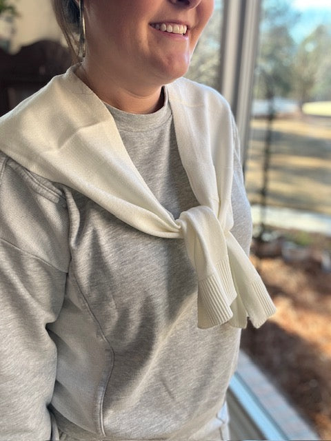 Knit Sweater Wrap