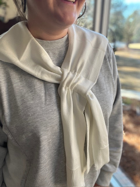 Knit Sweater Wrap