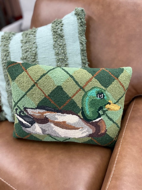 Mallard Plaid Hook Pillow