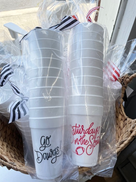 UGA Foam Cups 10 Pack