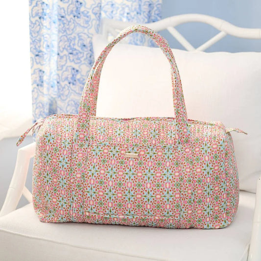 Laura Park Quilted Signature Duffle Bag