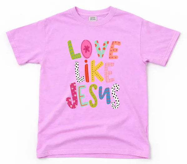 Violet Love Like Jesus Tee