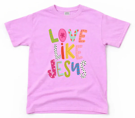 Violet Love Like Jesus Tee