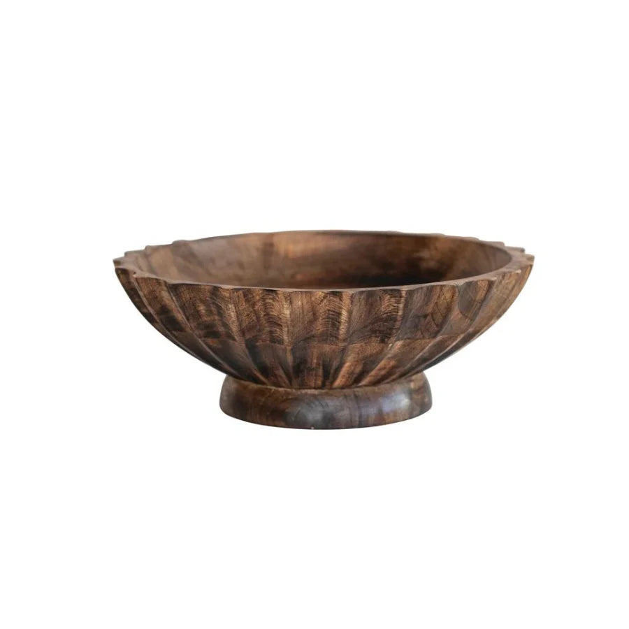 Wood Footed Bowl - Bloomingville