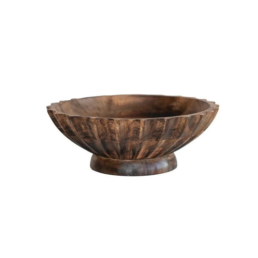 Wood Footed Bowl - Bloomingville