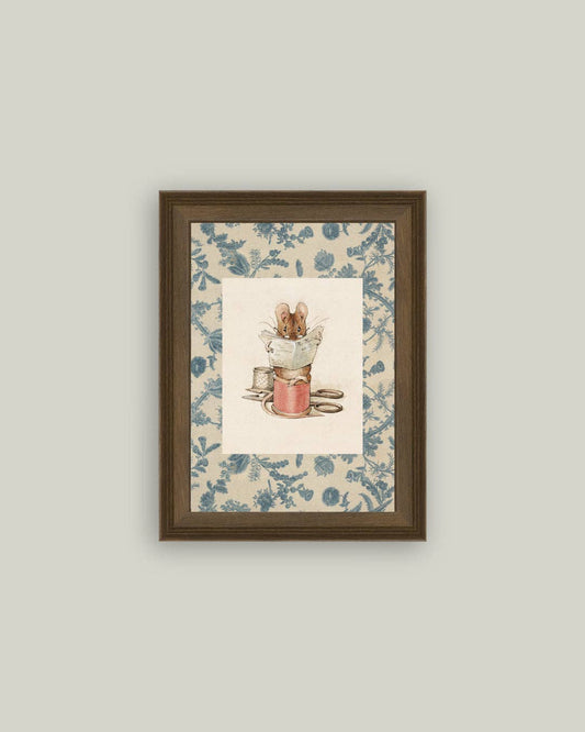 The Tailor of Gloucestor Framed Antique Art