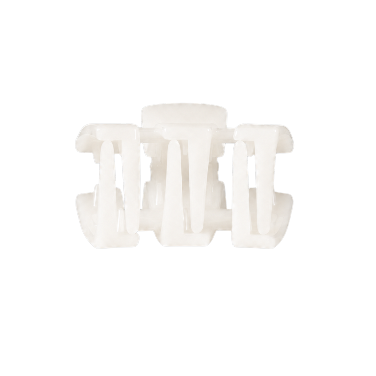 Teleties Classic | Coconut White | Petite Claw Clip