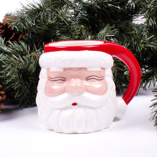 8 Oak Lane Red Santa Mug