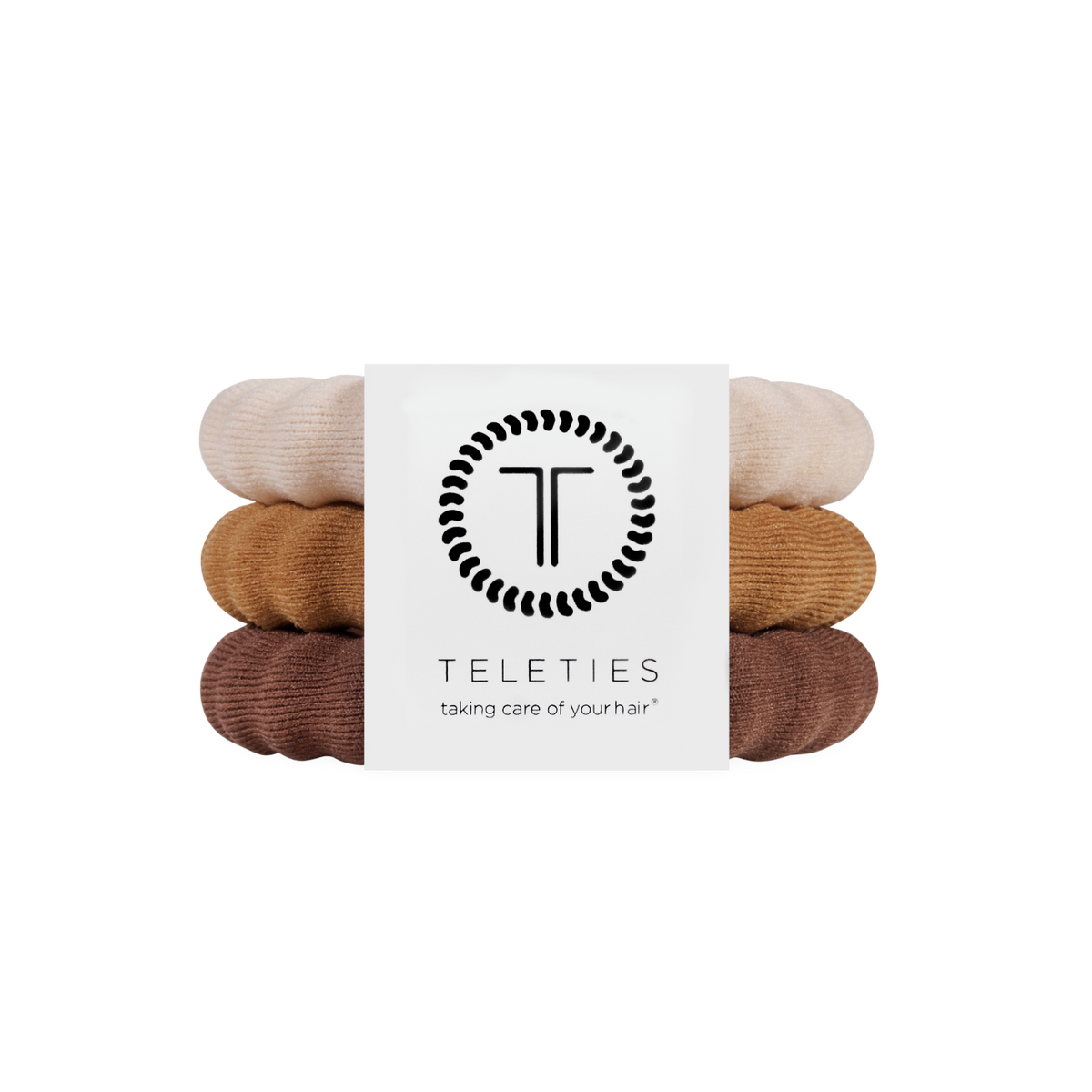 Teleties Espresso Yourself | Large | Nylon Hair Ties