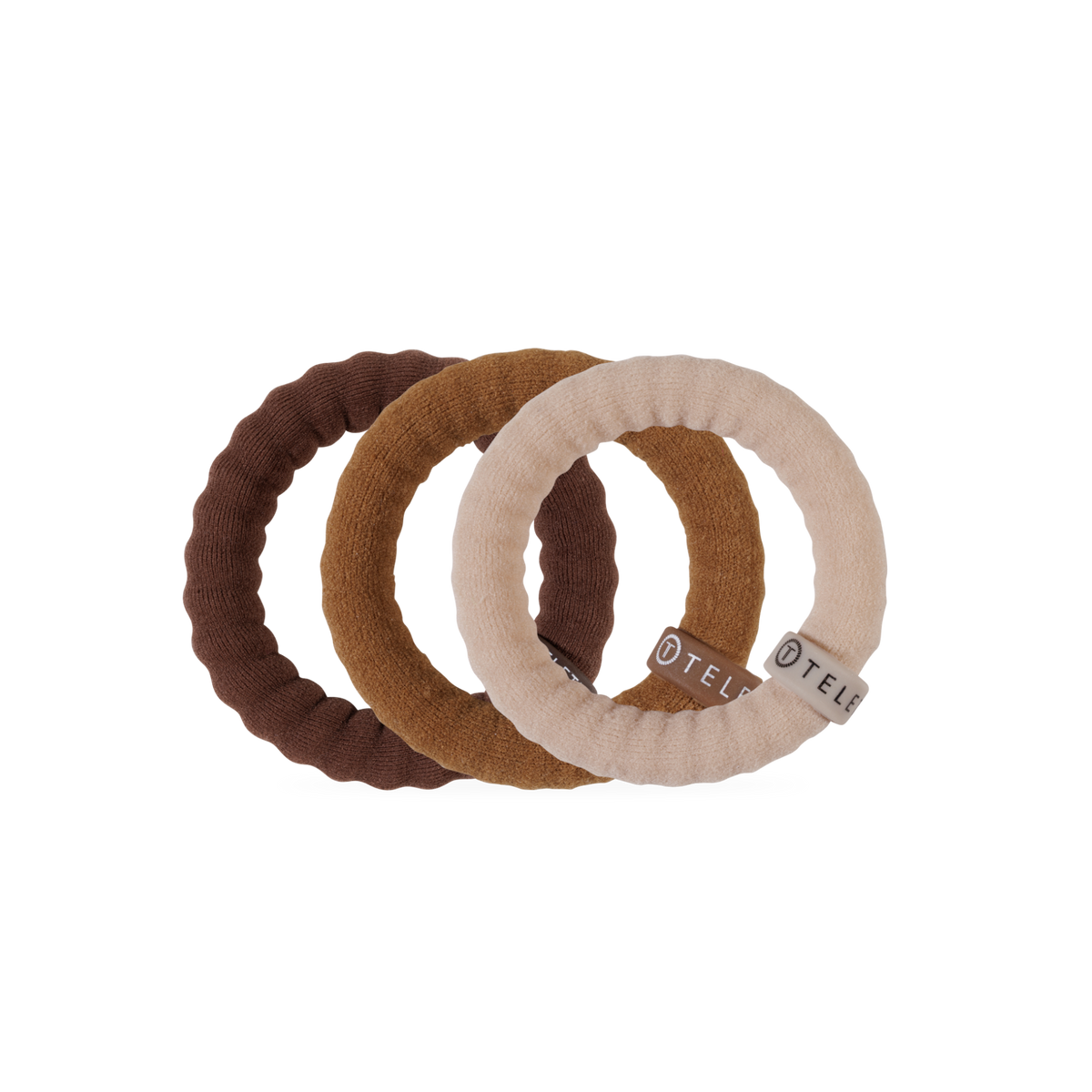 Teleties Espresso Yourself | Small | Nylon Hair Ties