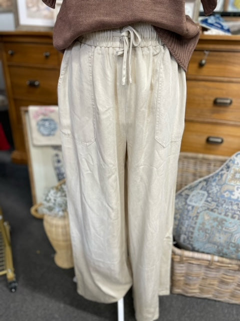 Mineral Wash Drawstring Pant