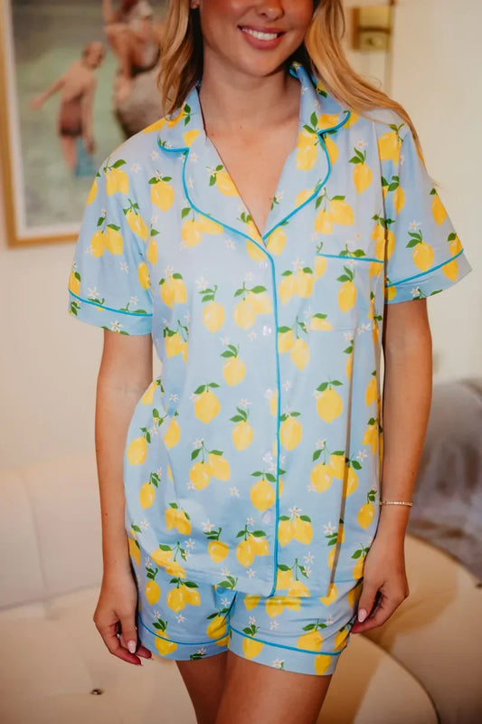 Zesty Lemons Pajama Set